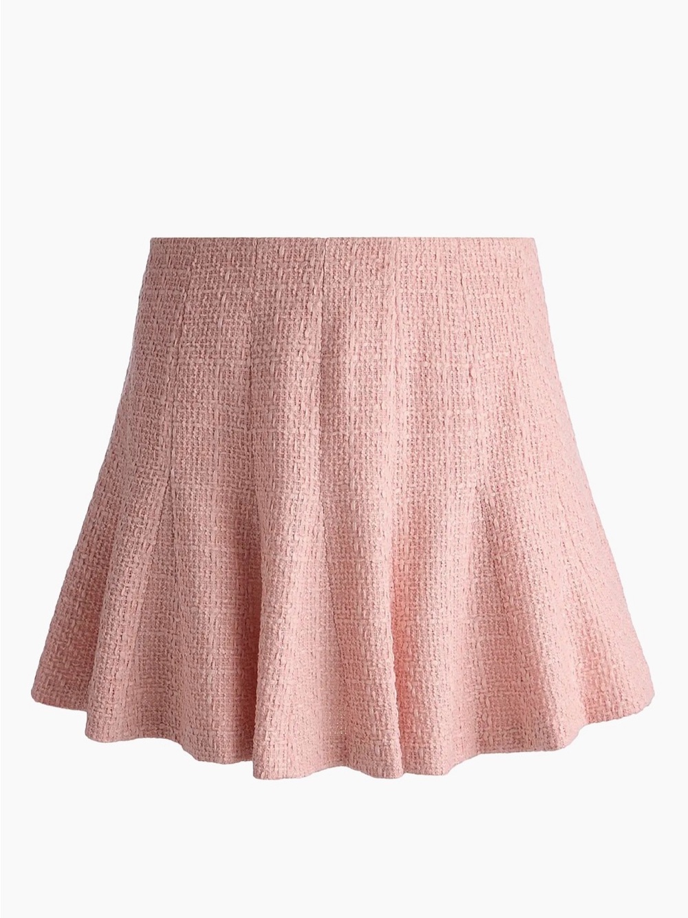 Alice + Olivia pink “Zona” Godet-Pleated Tweed Miniskirt 💗 - Picture 7 of 7